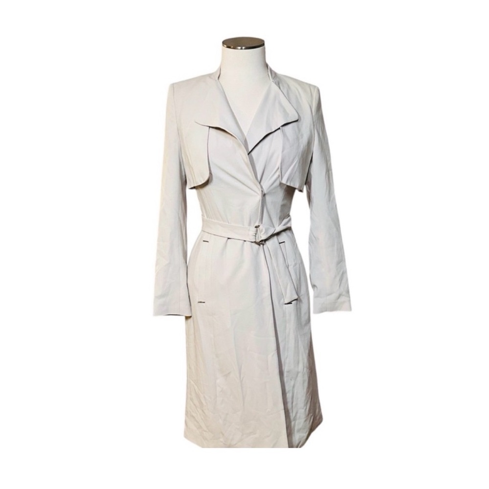 H&M Women's Trench Coat Cream Trench Coat